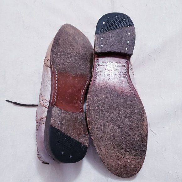 Bed Stu Two-Tone Leather Flats - Picture 7 of 12